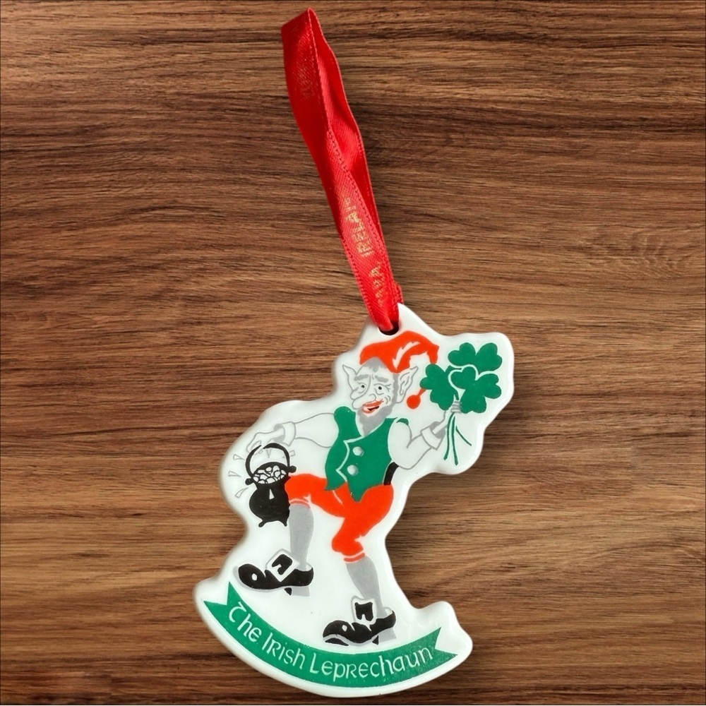 Irish Christmas Ornament - Leprechaun - Royal Tara China